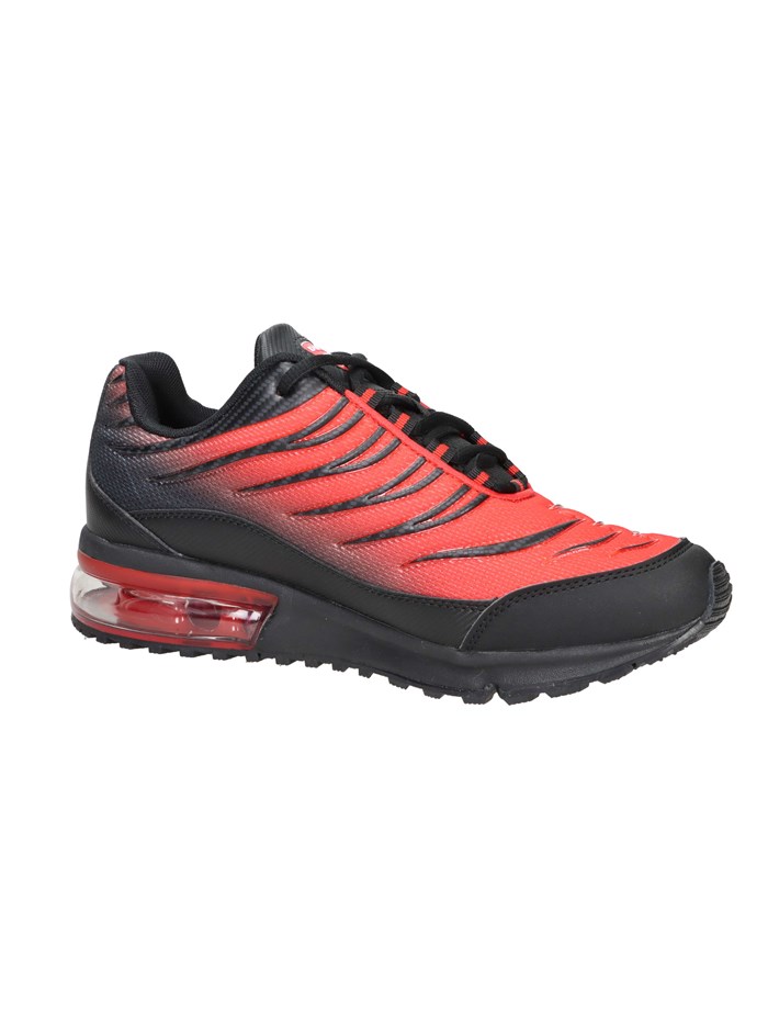 SNEAKERS BASSA DU52M105 NERO/ROSSO