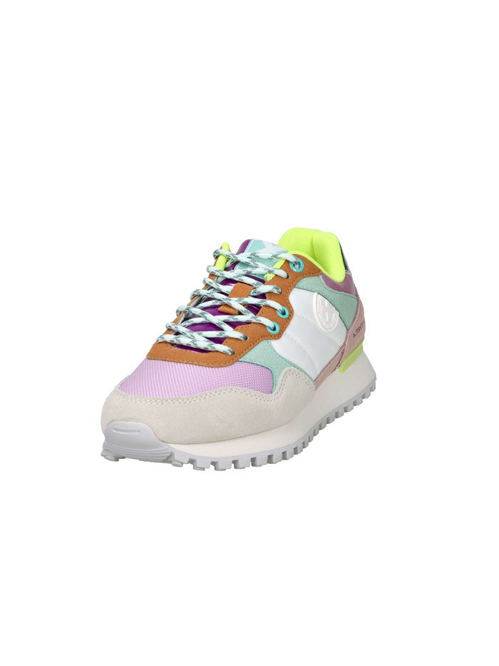 SNEAKERS BASSA 142934 BIANCO/ROSA