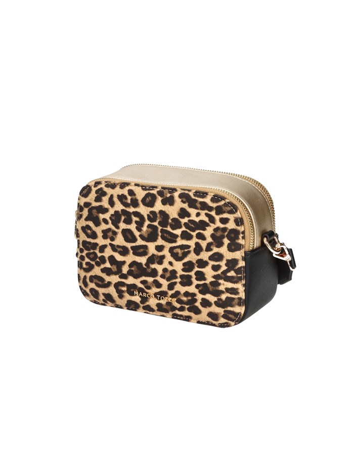 BORSA A TRACOLLA 2-81103-45 BEIGE/NERO