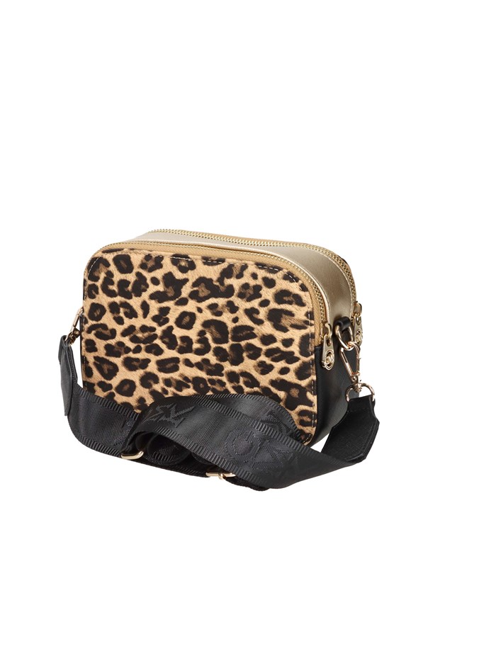 BORSA A TRACOLLA 2-81103-45 BEIGE/NERO
