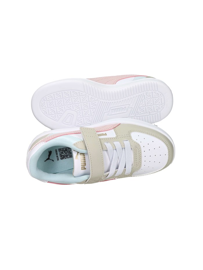 SNEAKERS BASSA 394462 BIANCO/ROSA