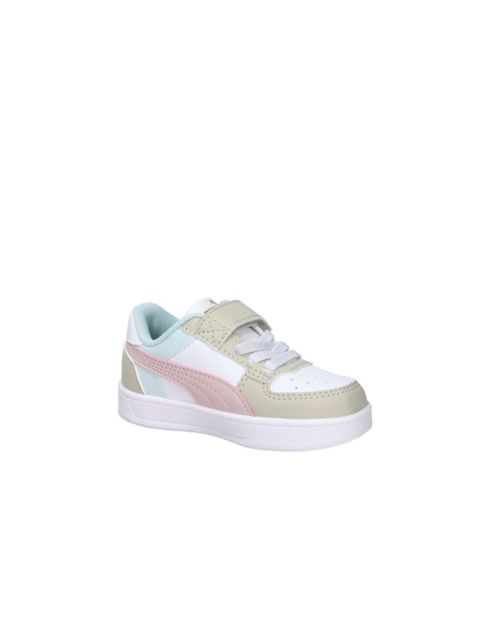 SNEAKERS BASSA 394463 BIANCO/ROSA