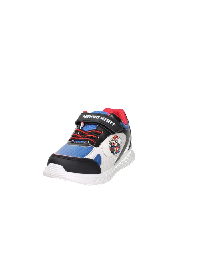 SNEAKERS BASSA MB002500 BIANCO/AZZURRO