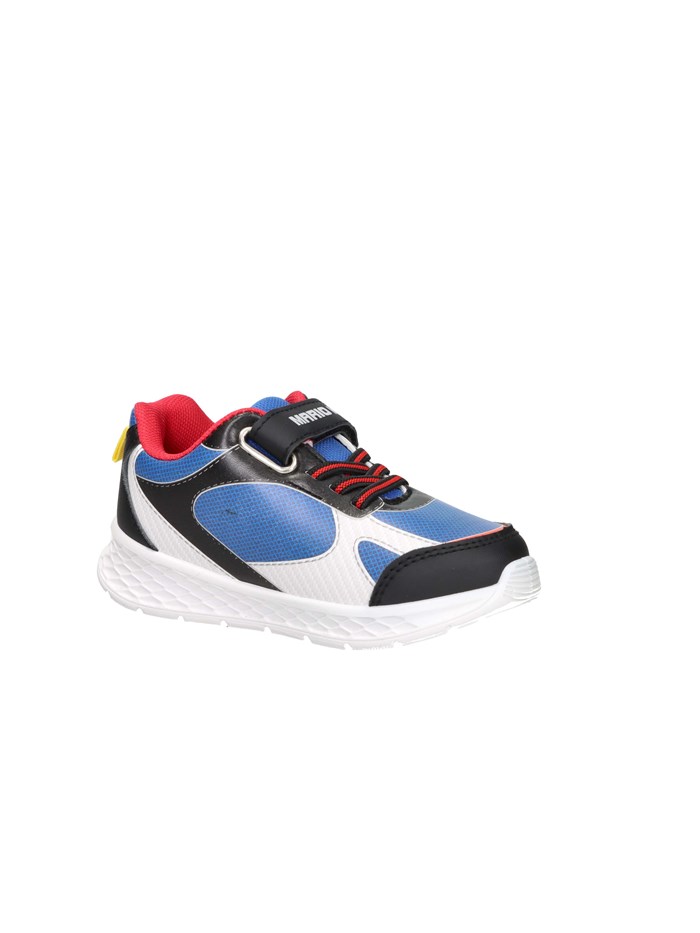 SNEAKERS BASSA MB002500 BIANCO/AZZURRO
