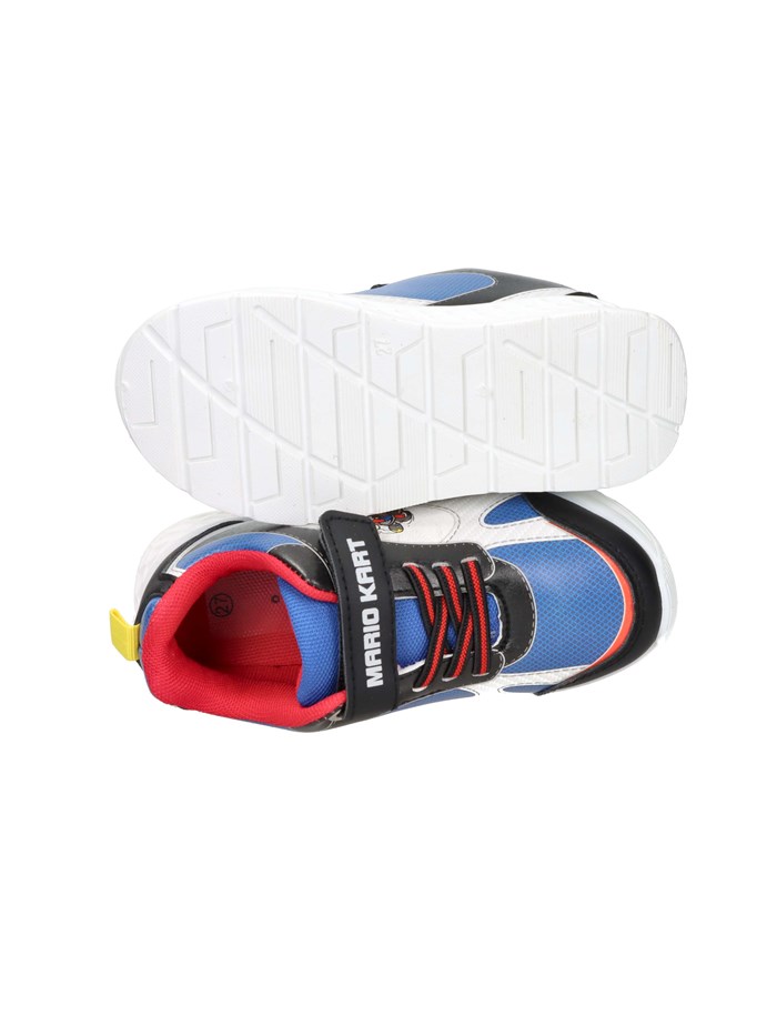 SNEAKERS BASSA MB002500 BIANCO/AZZURRO