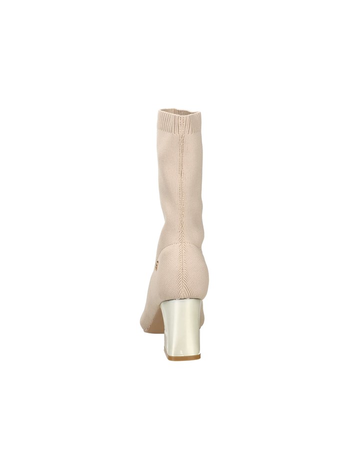 STIVALETTI TACCO F-537 BEIGE
