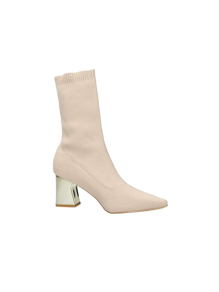 STIVALETTI TACCO F-537 BEIGE