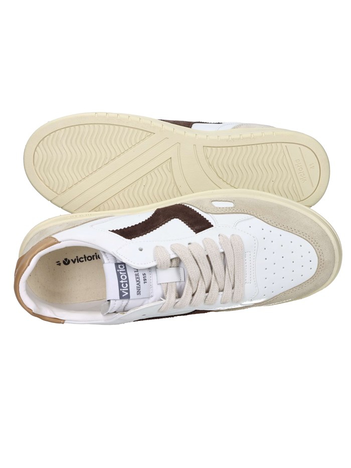 SNEAKERS BASSA 1257101 BIANCO/MARRONE