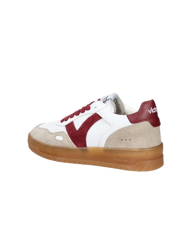 SNEAKERS BASSA 1257125 BIANCO/BORDEAUX
