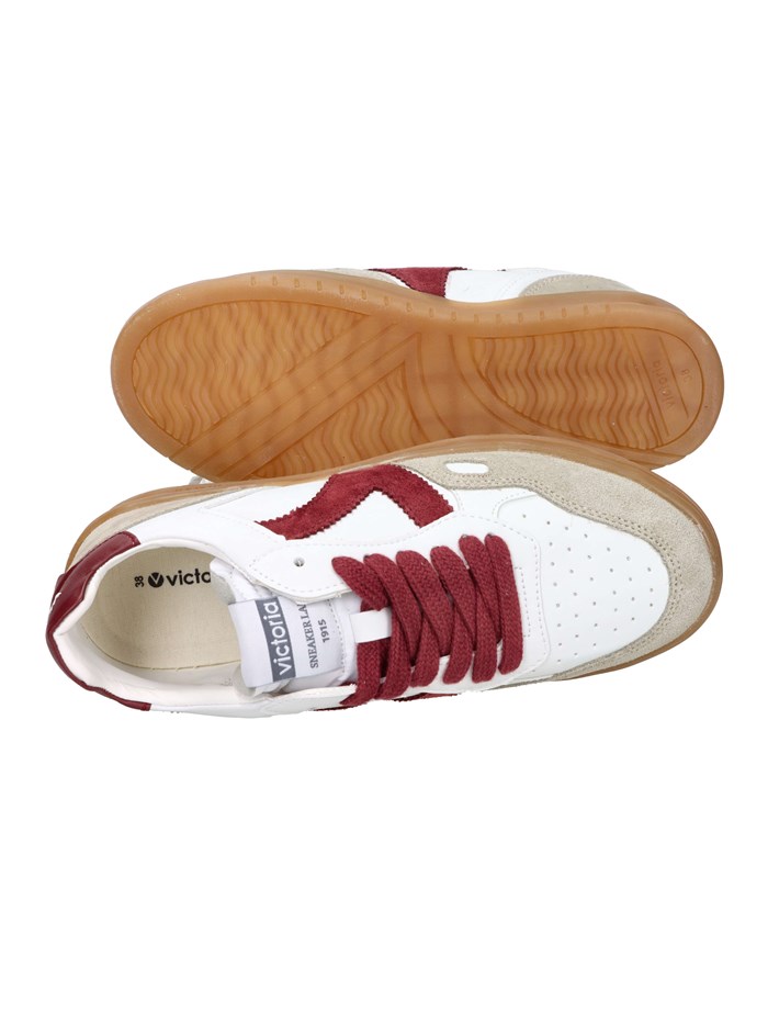 SNEAKERS BASSA 1257125 BIANCO/BORDEAUX