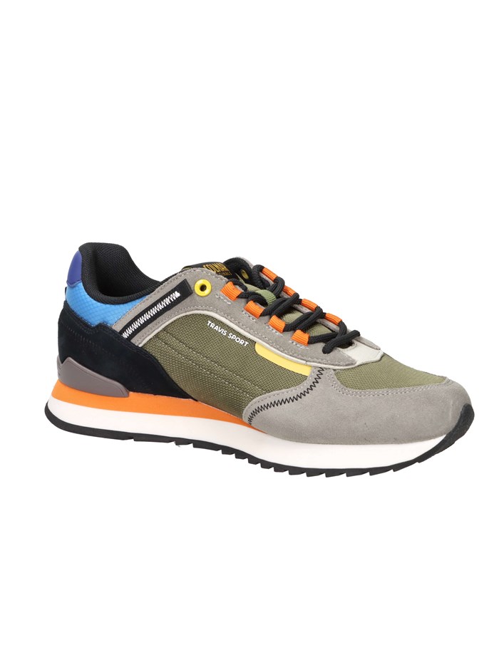 SNEAKERS BASSA TRAVIS SPORT GRIGIO/VERDE