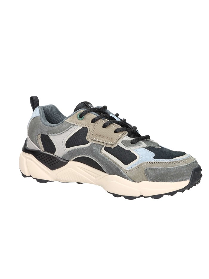 SNEAKERS BASSA GARNER GROUND NERO/GRIGIO