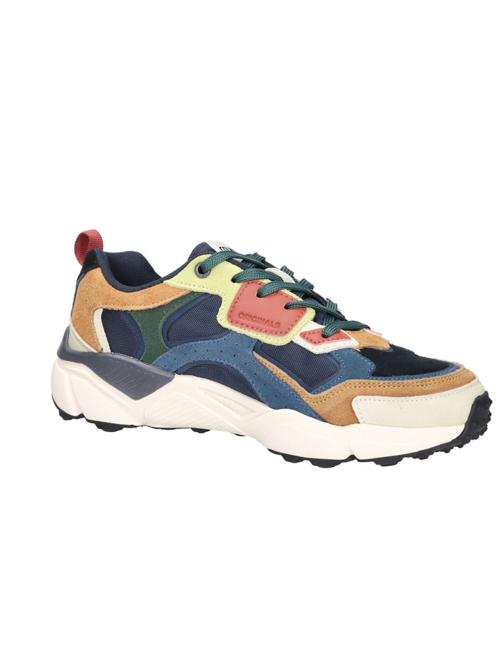 SNEAKERS BASSA GARNER FUSION BLU/CUOIO