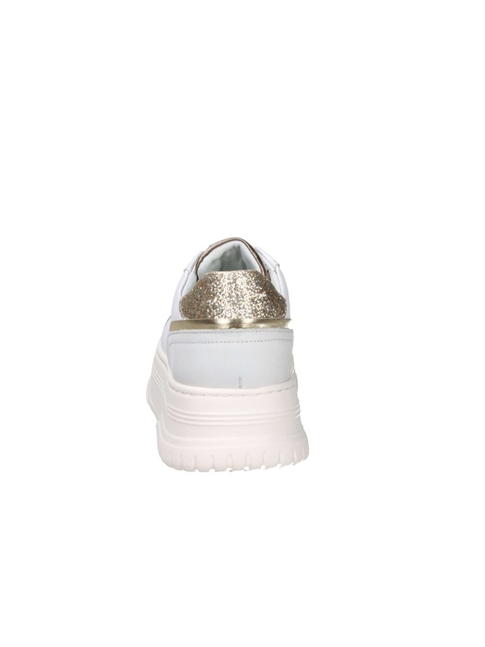 SNEAKERS BASSA J-422 BIANCO/ORO