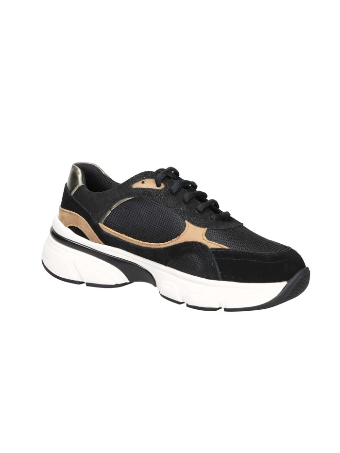SNEAKERS BASSA J-441 NERO/CUOIO