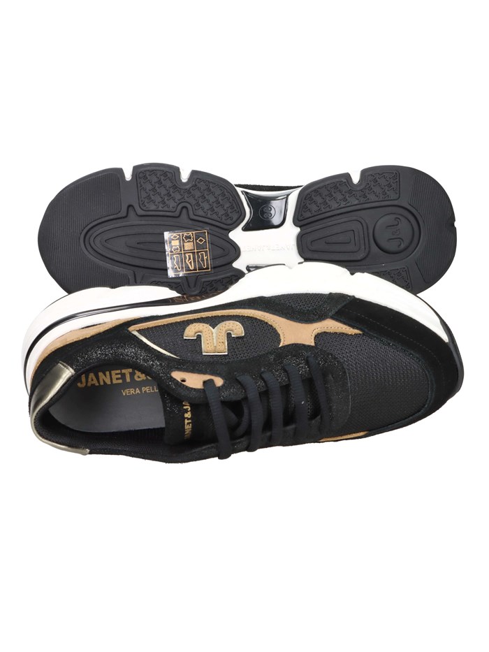 SNEAKERS BASSA J-441 NERO/CUOIO