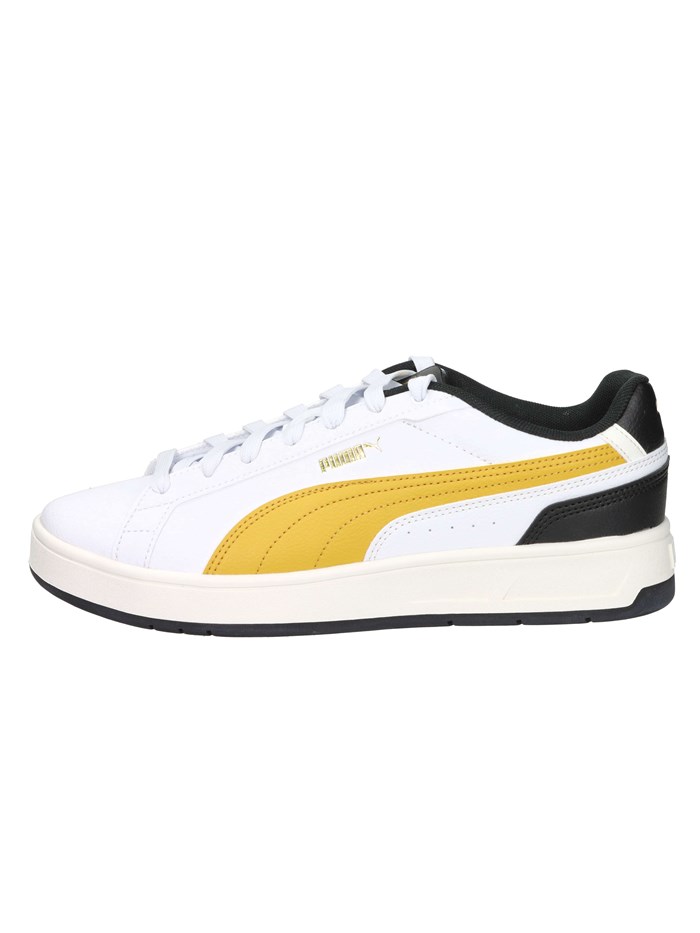 SNEAKERS BASSA 400284 BIANCO/GIALLO