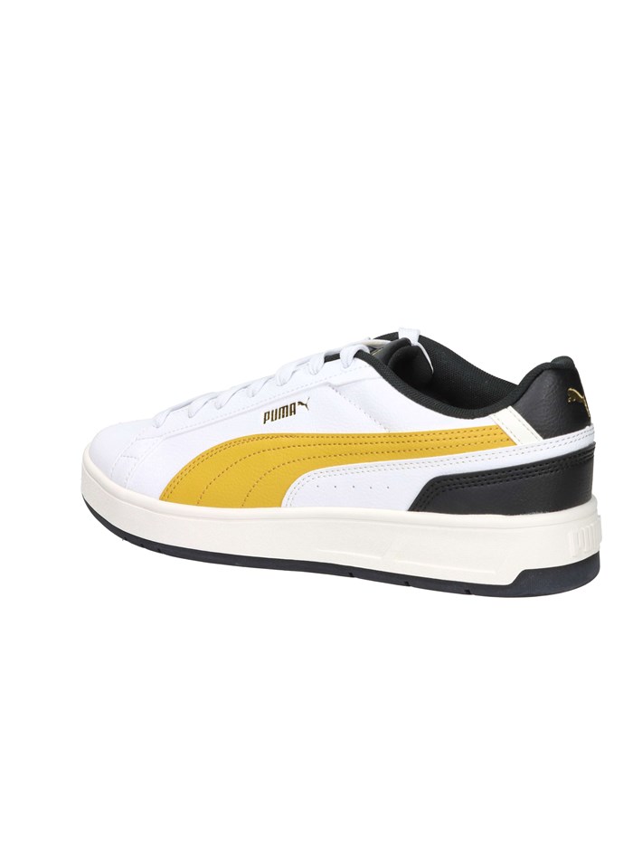 SNEAKERS BASSA 400284 BIANCO/GIALLO