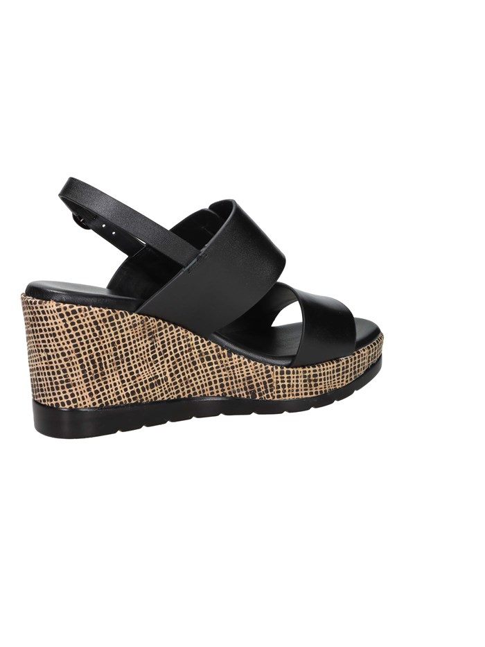 SANDALI CON ZEPPA 51287-E5 NERO