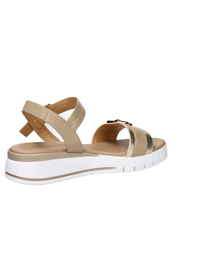 SANDALI CON ZEPPA 81621-E5 PLATINO