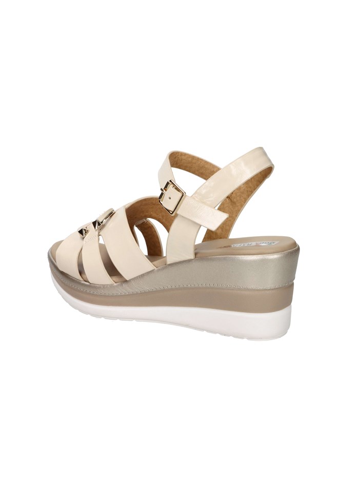 SANDALI CON ZEPPA 84159-E5 BEIGE