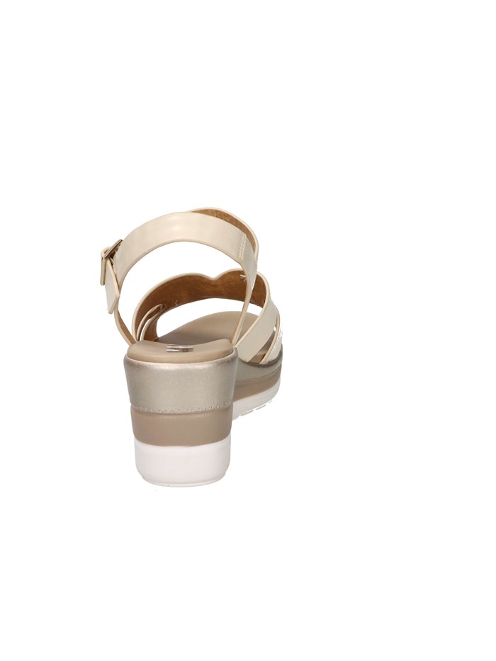 SANDALI CON ZEPPA 84159-E5 BEIGE