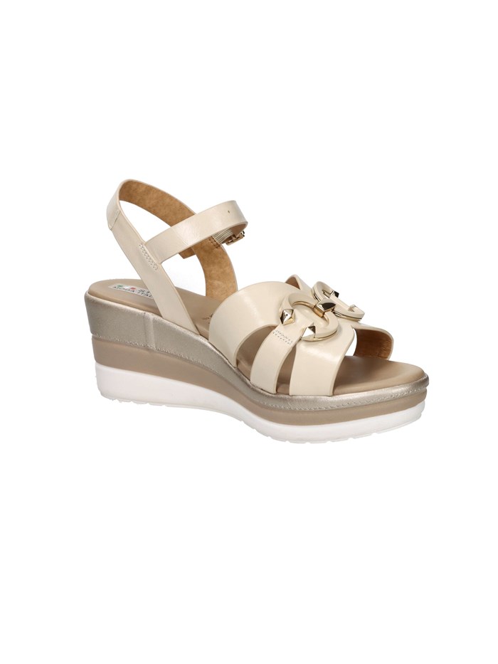 SANDALI CON ZEPPA 84159-E5 BEIGE