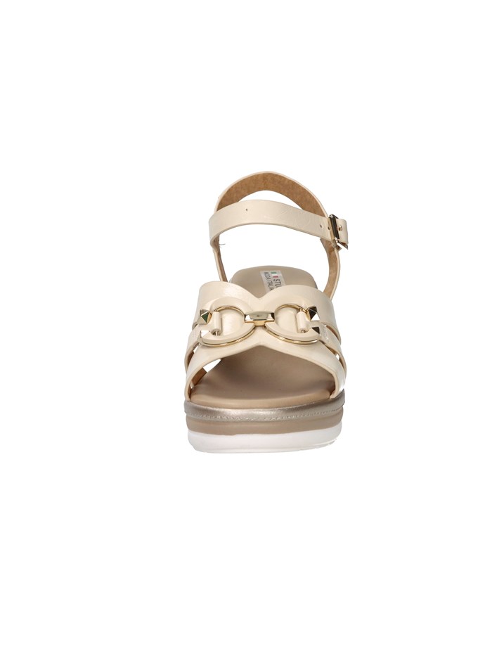 SANDALI CON ZEPPA 84159-E5 BEIGE