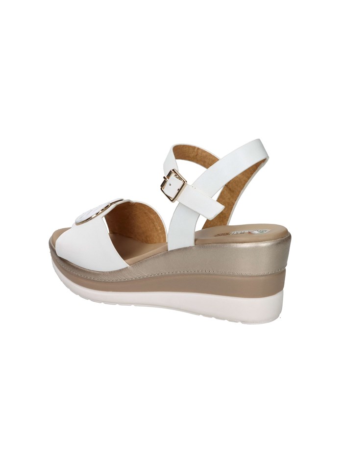 SANDALI CON ZEPPA 84294-E5 BIANCO