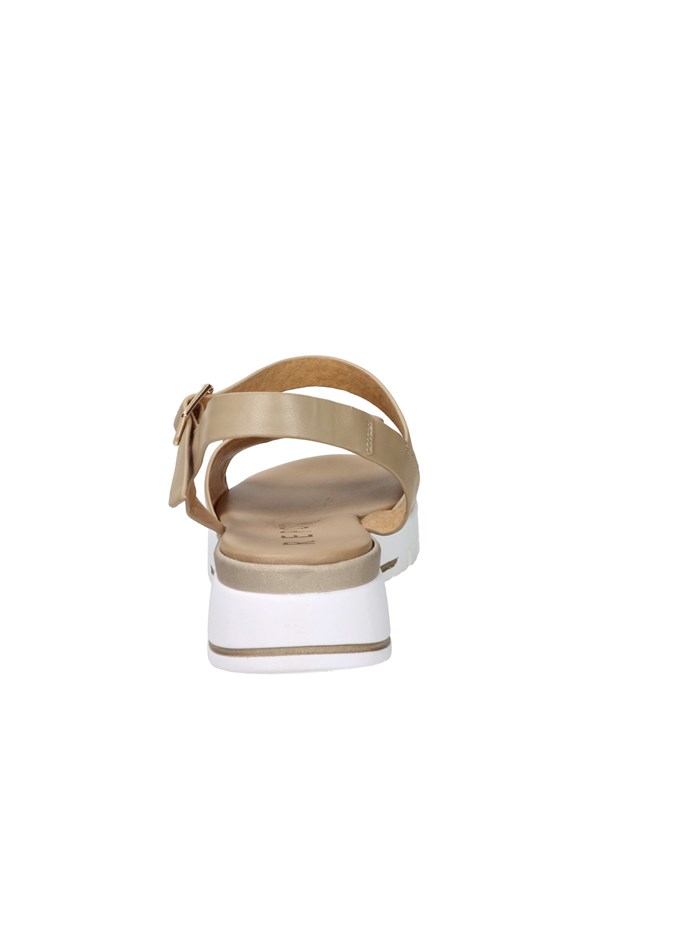 SANDALI CON ZEPPA 81603-E5 BEIGE