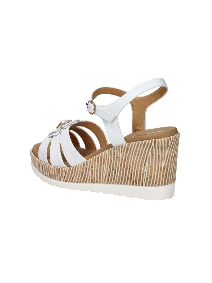 SANDALI CON ZEPPA 2451202 BIANCO