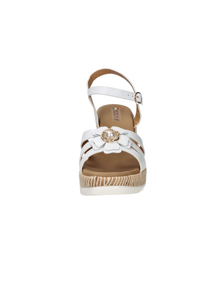 SANDALI CON ZEPPA 2451202 BIANCO