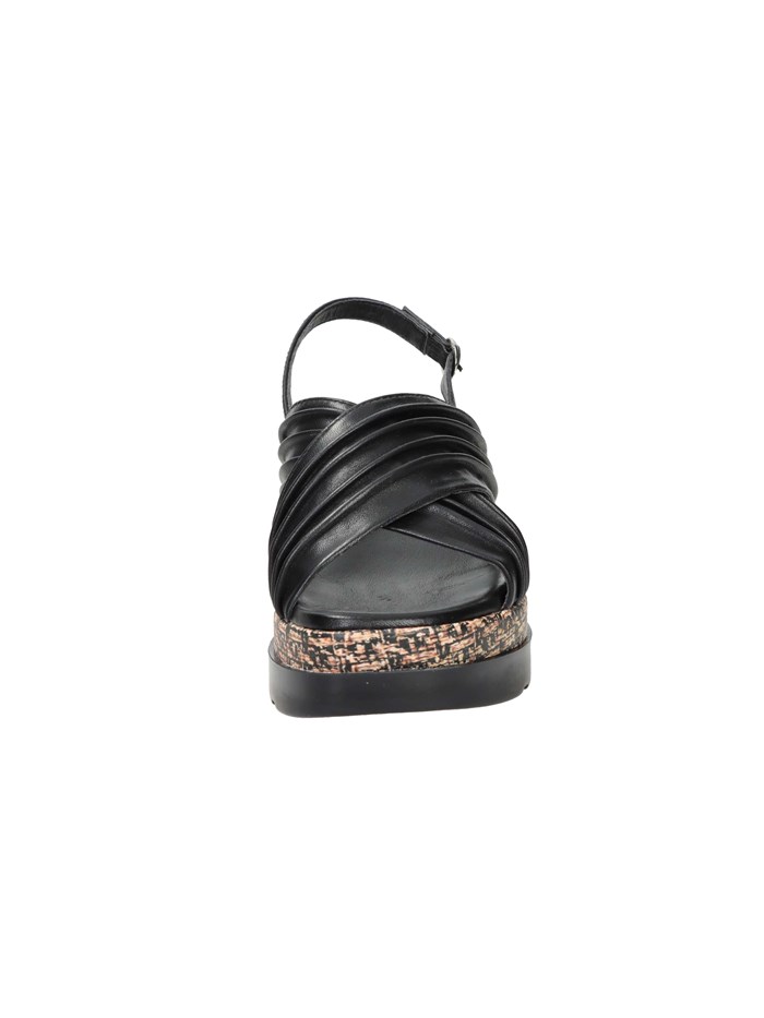 SANDALI CON ZEPPA 50230-E5 NERO