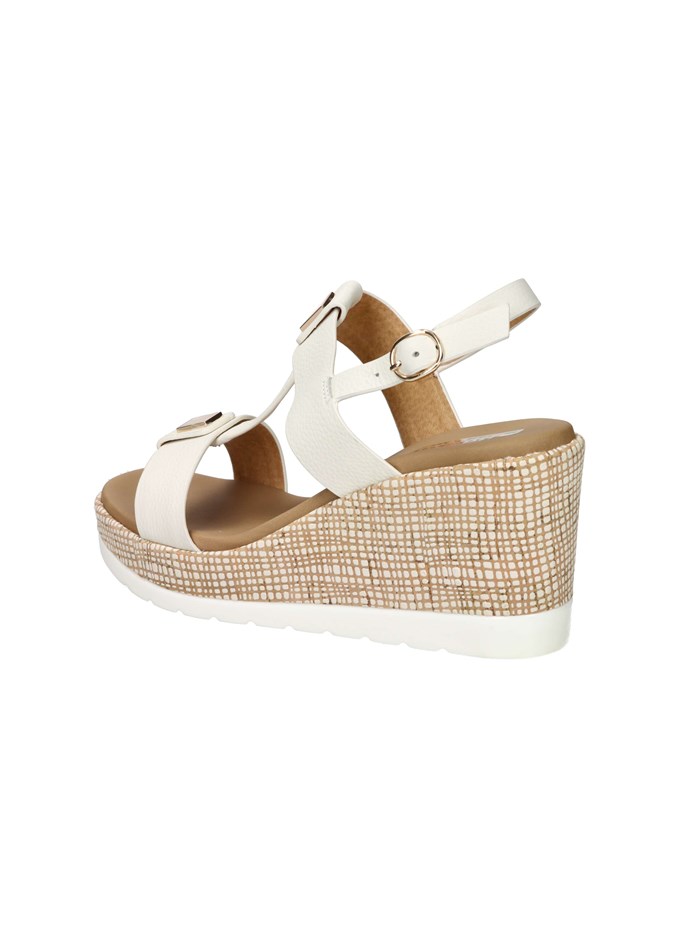 SANDALI CON ZEPPA 2451236 PANNA