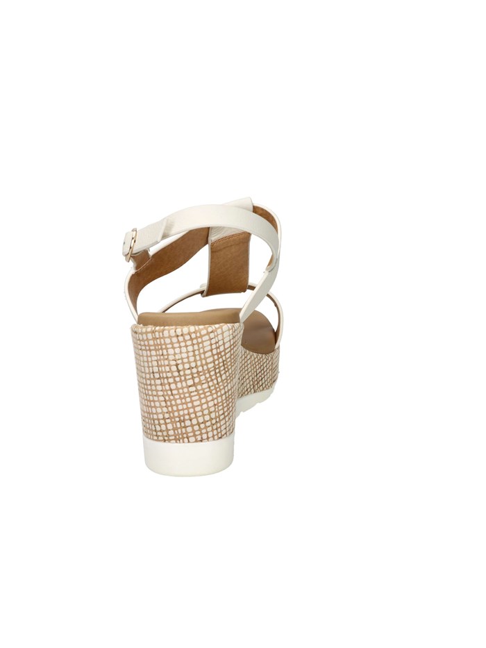 SANDALI CON ZEPPA 2451236 PANNA