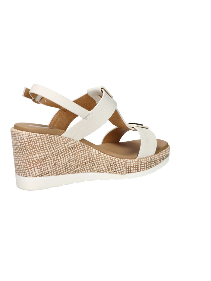 SANDALI CON ZEPPA 2451236 PANNA