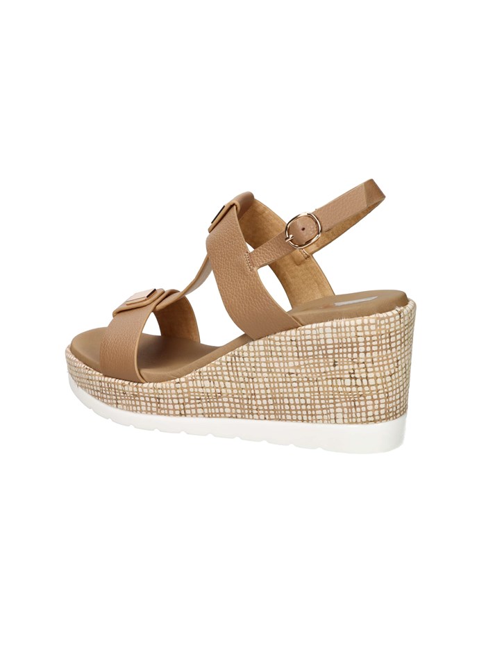 SANDALI CON ZEPPA 2451236 CUOIO