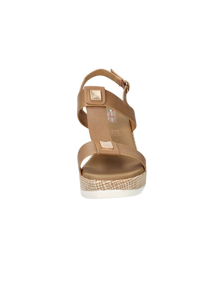 SANDALI CON ZEPPA 2451236 CUOIO