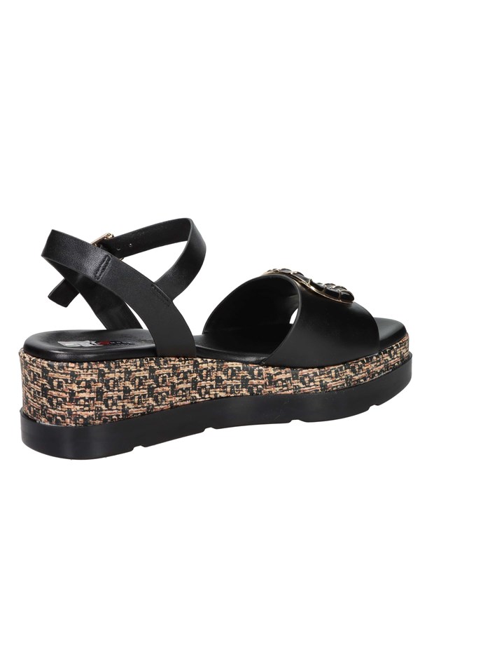 SANDALI CON ZEPPA 50236-E5 NERO