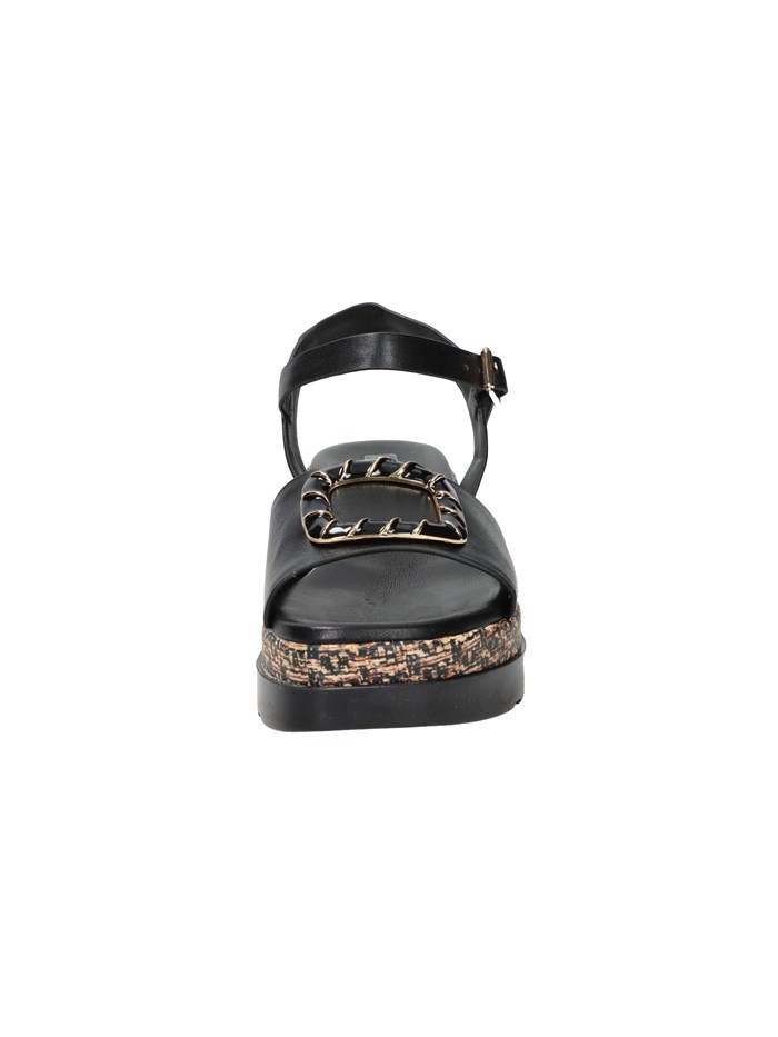 SANDALI CON ZEPPA 50236-E5 NERO