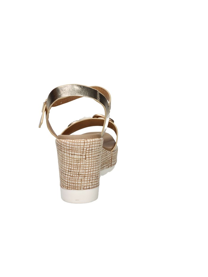 SANDALI CON ZEPPA 51291-E5 PLATINO