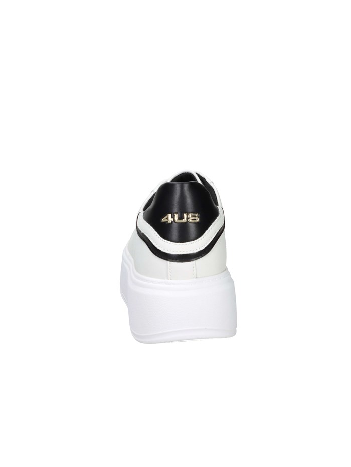 SNEAKERS BASSA 4BX102 BIANCO/NERO