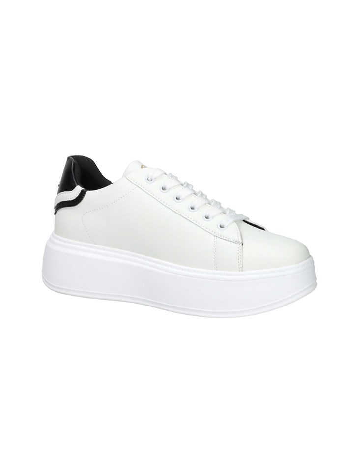 SNEAKERS BASSA 4BX102 BIANCO/NERO