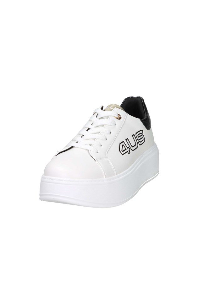 SNEAKERS BASSA 4BX103 BIANCO/NERO