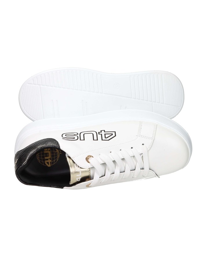 SNEAKERS BASSA 4BX103 BIANCO/NERO