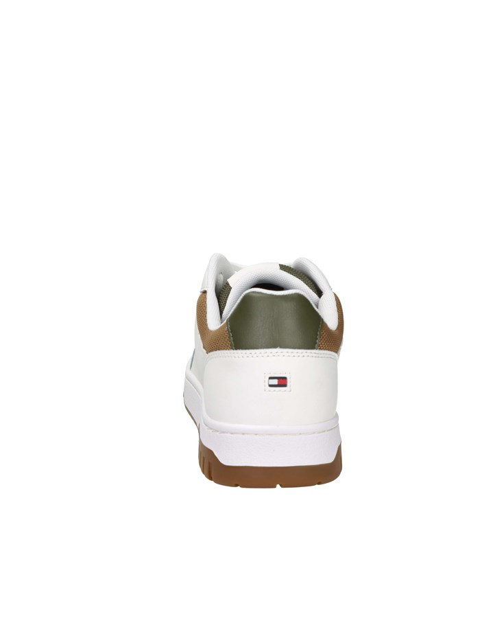 SNEAKERS BASSA FM0FM05629 BIANCO/CUOIO