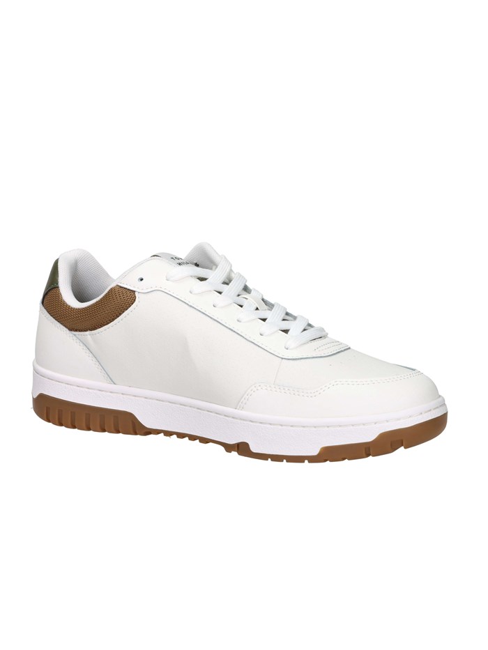 SNEAKERS BASSA FM0FM05629 BIANCO/CUOIO