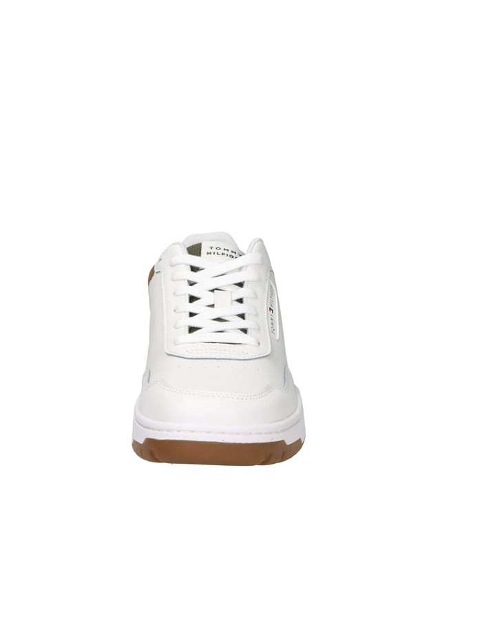 SNEAKERS BASSA FM0FM05629 BIANCO/CUOIO