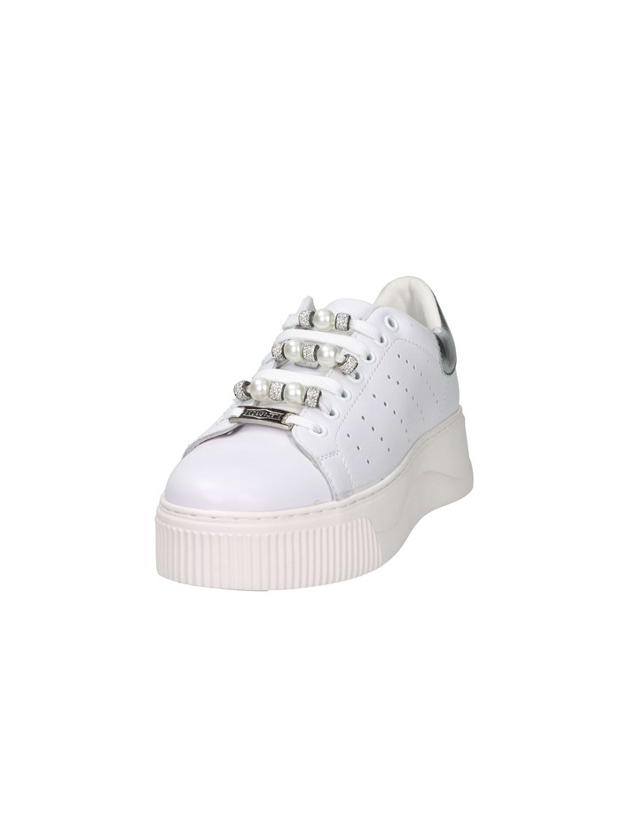 SNEAKERS BASSA CLW463900 BIANCO/ARGENTO