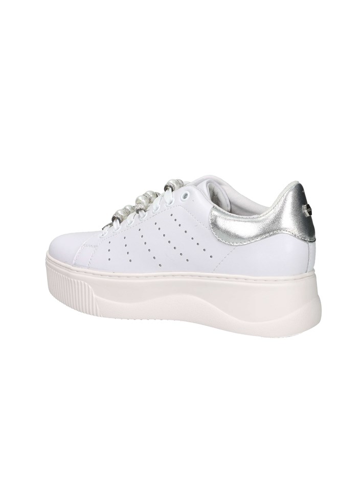 SNEAKERS BASSA CLW463900 BIANCO/ARGENTO